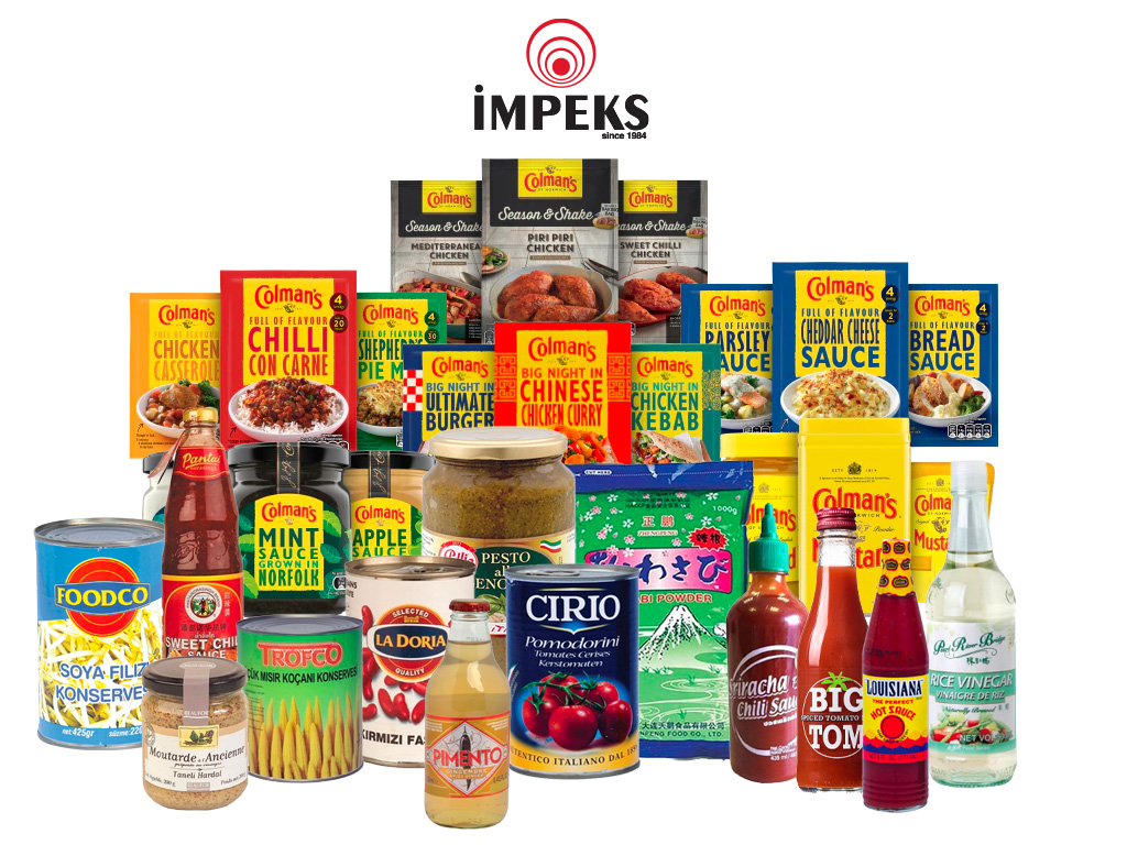 İmpeks Gıda ürünleri